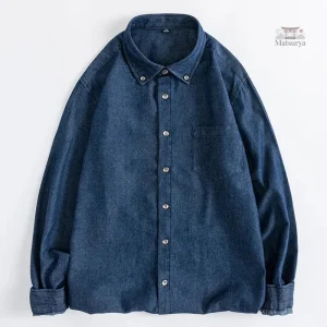 Vêtement japonais en jean avec design vintage