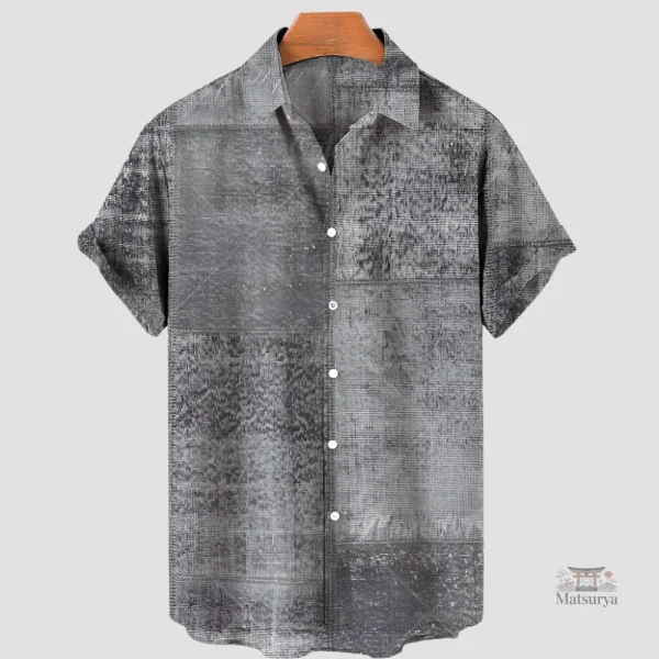chemise-japonaise-grise-classique-1 Chemise japonaise grise classique en style intemporel