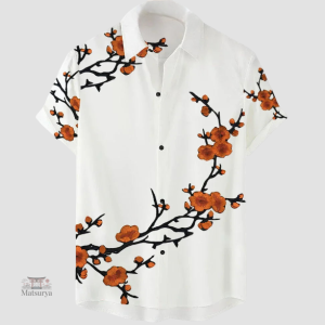 Chemise japonaise pour homme, style traditionnel et luxe