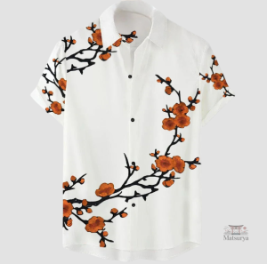 Vêtement masculin japonais, chemise de qualité supérieure