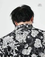 Chemise traditionnelle japonaise avec design floral