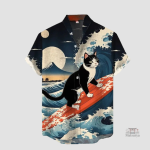 Chemise originale inspirée de la culture nippone
