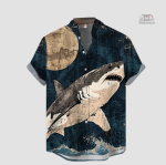 Chemise Japonaise Requin design original et coloré