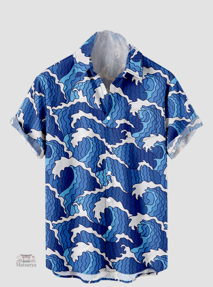 chemise-japonaise-vague-de-kanagawa-1 Chemise Japonaise Vague de Kanagawa