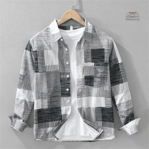 Mode décontractée : Chemise légère d'inspiration japonaise