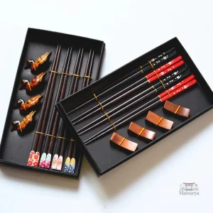 Coffret de baguettes japonaises élégantes