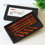 Coffret de baguettes pour repas japonais