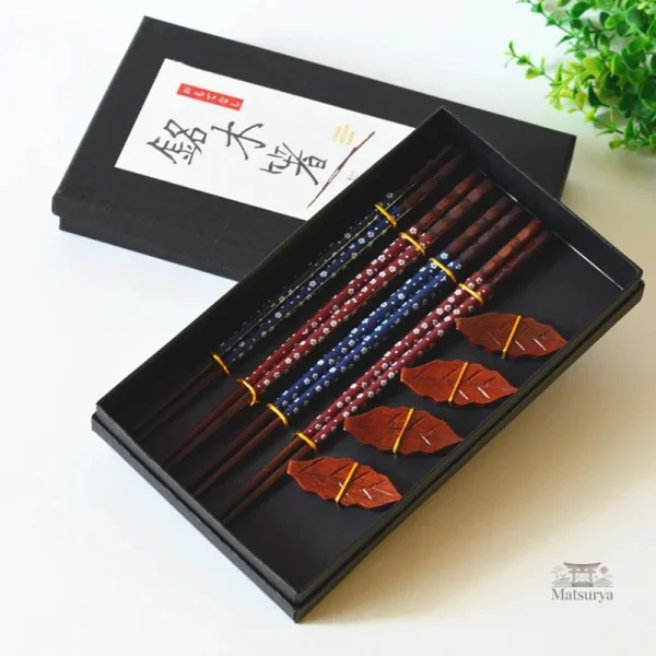 Coffret cadeau de baguettes japonaises