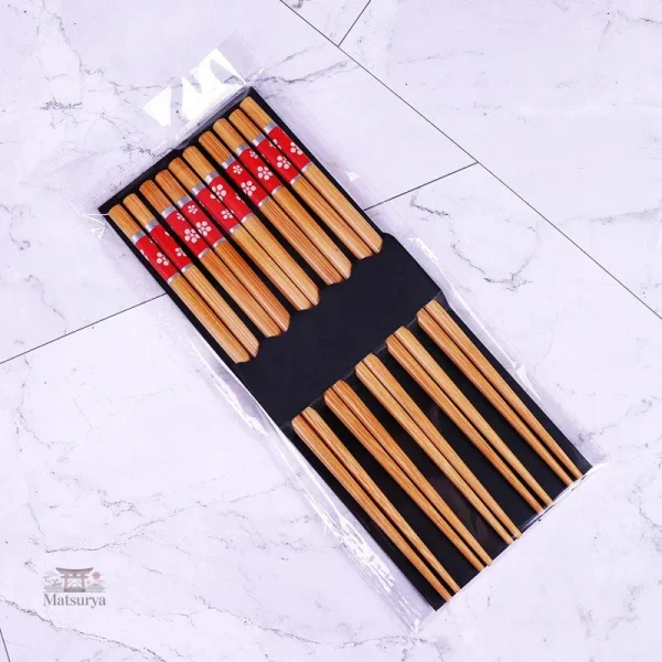 Set unique de baguettes japonaises en bambou