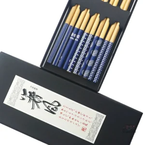 Coffret de Baguettes Japonaises à Motifs