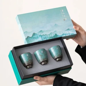 Coffret Tasse à thé en céramique japonaise