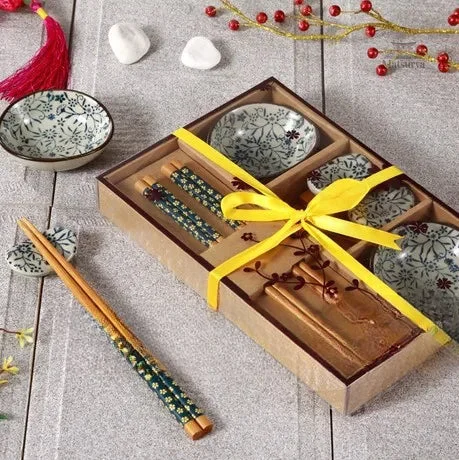 Coffret vaisselle japonais pour sushi et pio