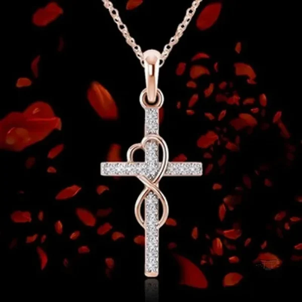 Collier Japonais Croix Infini