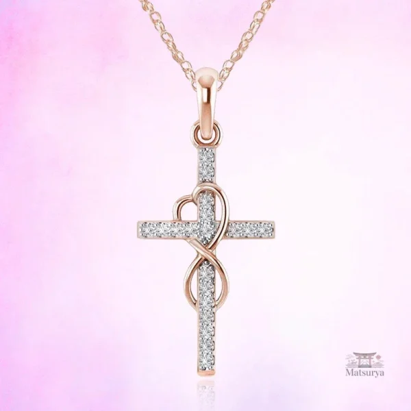 Accessoire de mode japonais croix infini