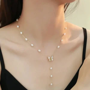 Collier Japonais en perles naturelles élégantes