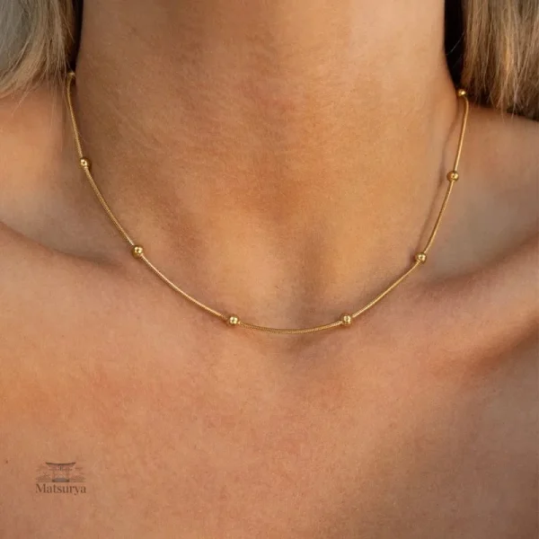 Collier artisanal inspiré du Japon