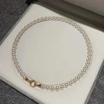 Collier en perles, inspiration japonaise artisanale