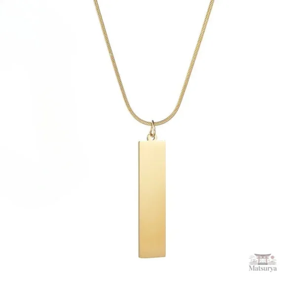 Collier Japonais Modernisé en Acier