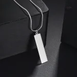 Collier Japonais en Acier Inoxydable Personnalisé - vue 2