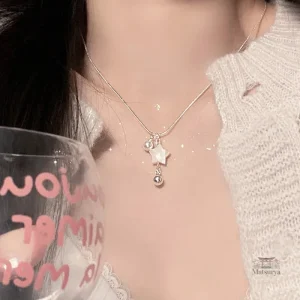 Collier Japonais étoile Breloque élégant et raffiné
