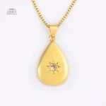 Collier élégant japonais avec motif d'étoile
