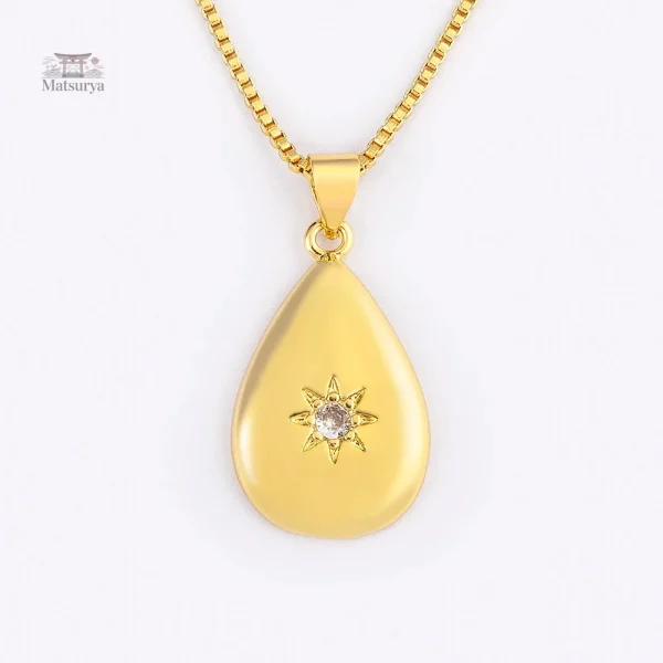 Collier élégant japonais avec motif d'étoile