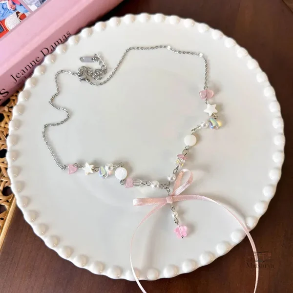 Collier féminin inspiré de la culture japonaise