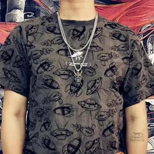 Collier Oni traditionnel japonais en métal