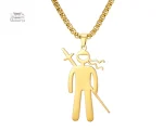 Collier inspiré des guerriers japonais