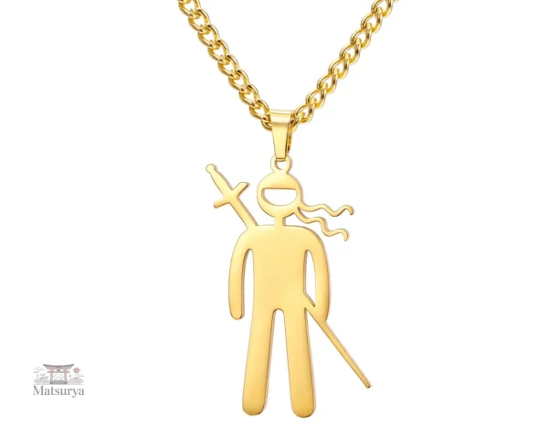 Bijou ninja traditionnel en collier