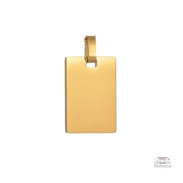 Collier avec message gravé japonais