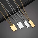 Collier gravé, hommage à la culture japonaise
