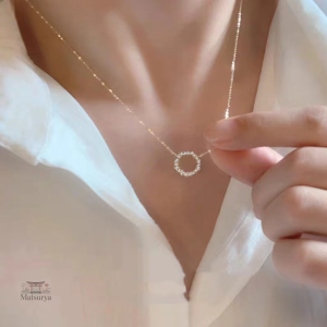 Collier Japonais Pendentif Rond