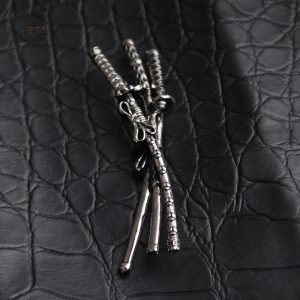 Collier d'inspiration samouraï, élégance japonaise
