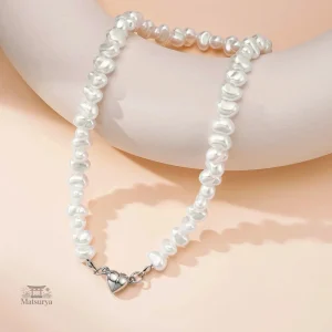 Collier Japonais avec design baroque unique