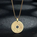 Collier Monnaie japonais, symbole de prospérité et chance