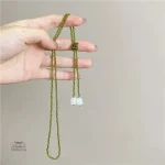 Bijou japonais perle muguet en cristal