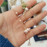 Collier artistique japonais en perles colorées