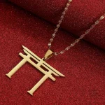 Collier japonais Torii, symbole de la culture nippone