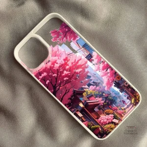 Coque anti rayure pour iPhone au design japonais