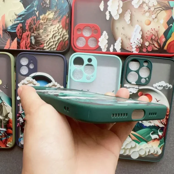 Coque iPhone art design inspirée de l'esthétique japonaise