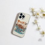 Coque artistique pour iPhone au design japonais