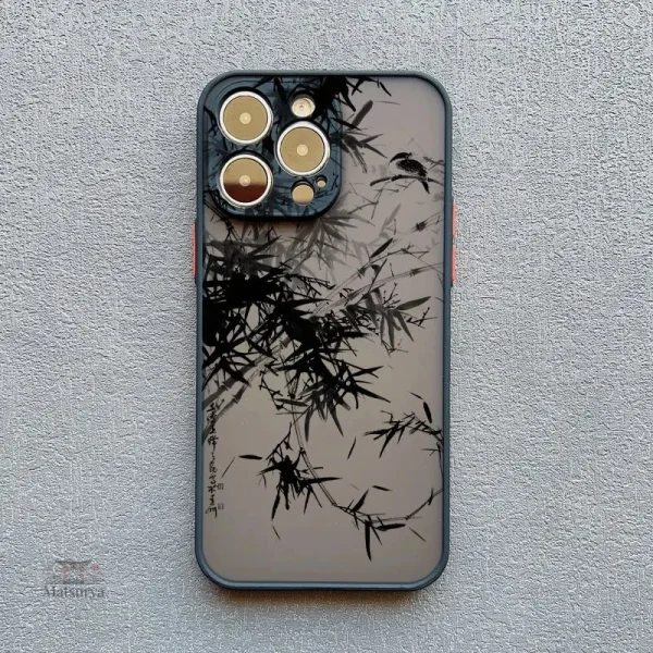 Coque iPhone design bambou japonais