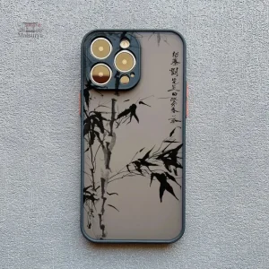 Accessoire téléphone japonais en bambou