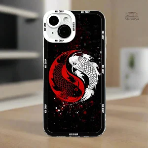 Coque iPhone Japonaise Carpe Yin Yang