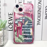 Coque de téléphone japonaise iPhone avec motif de chats