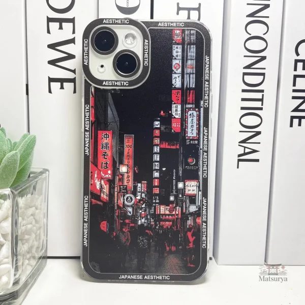 coque-de-telephone-japonaise-iphone-city-street-1 Coque iPhone japonaise avec motif de rue urbaine