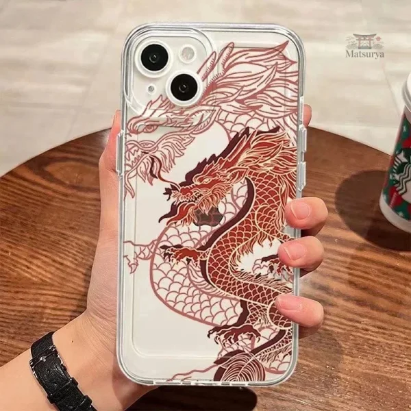 coque-de-telephone-japonaise-iphone-dragon-1 Coque iPhone Dragon, design japonais élégant et coloré