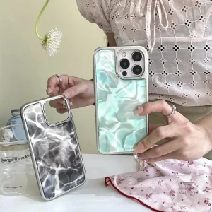 Coque japonaise simple pour iPhone, design moderne