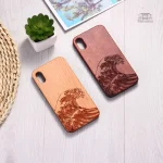 Coque iPhone design japonais, protection unique
